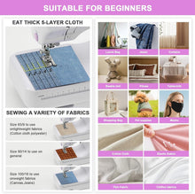 Load image into Gallery viewer, Beginner-Friendly Mini Sewing Machine with Foot Pedal &amp; Stylish Design for Kids