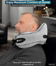 Load image into Gallery viewer, Reversible Airplane Neck Pillow for Comfortable Travel – Includes Carry Clip