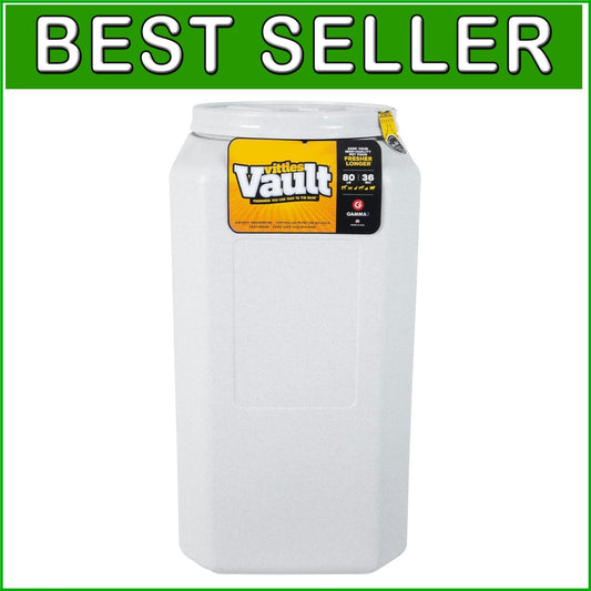 Versatile Airtight Dog & Cat Food Storage Container - 14"L x 28"H, Made in USA