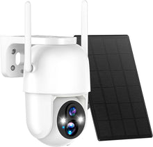 Load image into Gallery viewer, 2K Solar Security Camera | Wireless Outdoor PTZ with 355° View &amp; Night Vision