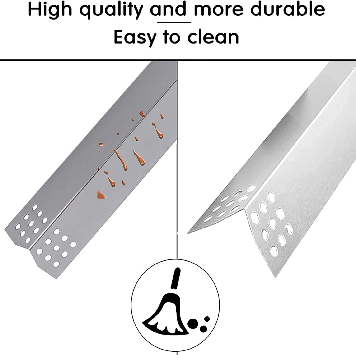 Master Forge Grill Replacement Parts - Stainless Steel Burners & Heat Plates