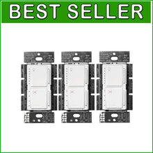 Load image into Gallery viewer, Maestro 3-Pack LED Dimmer and Ceiling Fan Control - Quick &amp; Easy Installation