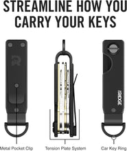 Load image into Gallery viewer, Sleek Aluminum Key Organizer - Lightweight Design for 2-6 Keys with Pocket Clip