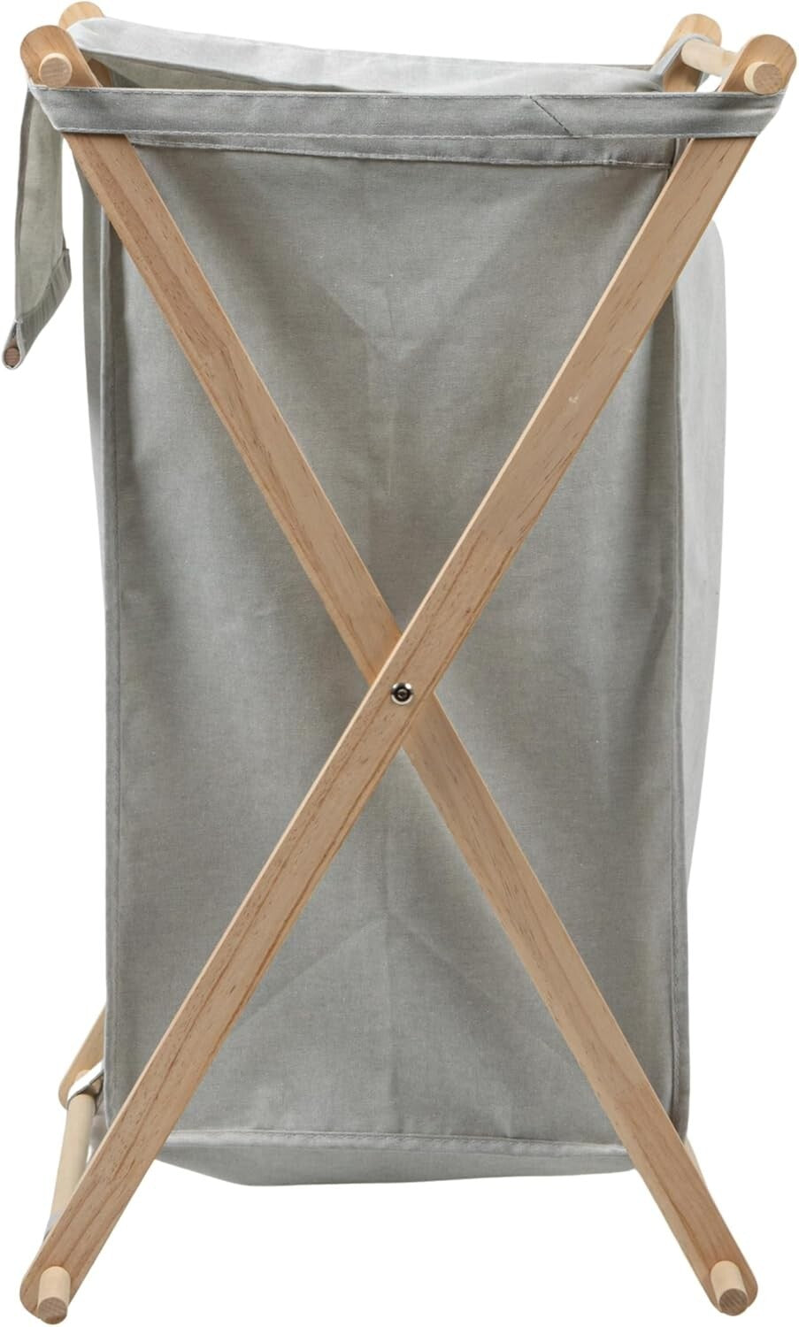 Elegant X-Frame Laundry Hamper with Removable Bag - Perfect for Small Spaces