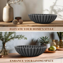 Load image into Gallery viewer, Sleek Decorative Resin Bowl - Multi-Purpose for Kitchen &amp; Entry Table