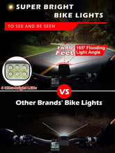 Load image into Gallery viewer, Stunning 800 Lumen USB Rechargeable Bike Lights Front &amp; Rear - Waterproof Design