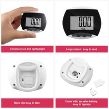 Load image into Gallery viewer, Unisex Clip-on Pedometer - Large LCD Step Tracker Kit with 32 AG13 Batteries