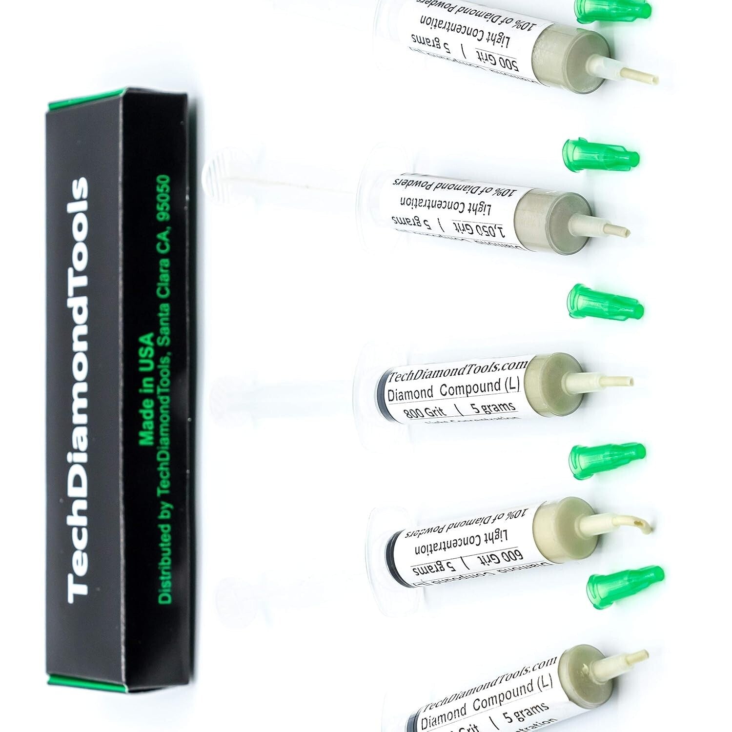 5-Piece Diamond Polishing Compound Kit for Jewelry, Metal, and Glass Repair