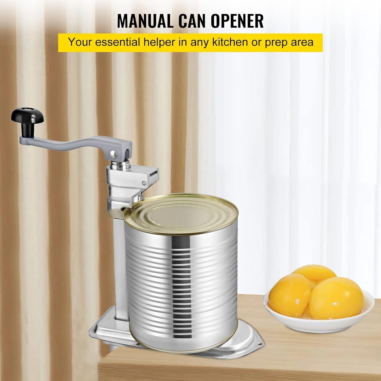 Durable Tabletop Can Opener - 18.9" Stainless Steel for Commercial Kitchens