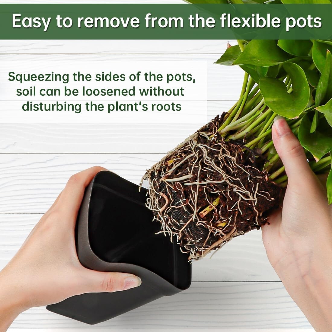 Durable 3.5 Inch Small Plant Pots - 120 Pack with Drainage Holes for Succulents