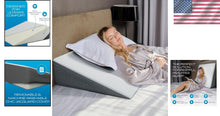 Load image into Gallery viewer, Luxurious 31x33 Extra Large Wedge Pillow - Soft Foam for Ultimate Comfort