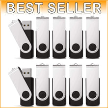 Load image into Gallery viewer, Portable 128GB USB 3.0 Flash Drive Set with LED - Capless Design for Travel