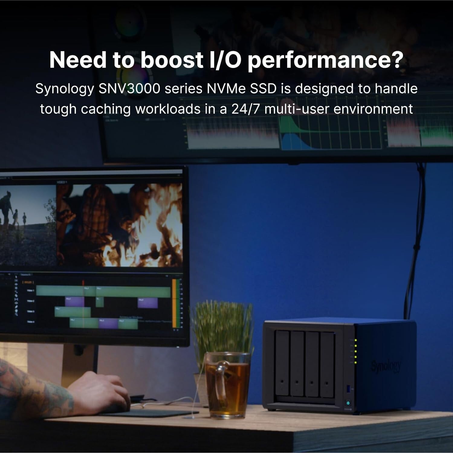 Professional-grade M.2 2280 NVMe SSD - 400GB for Lightning-Fast NAS Performance