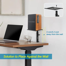Load image into Gallery viewer, Compact Metal Speaker Stands with Adjustable Height - Studio Monitor Set of 2