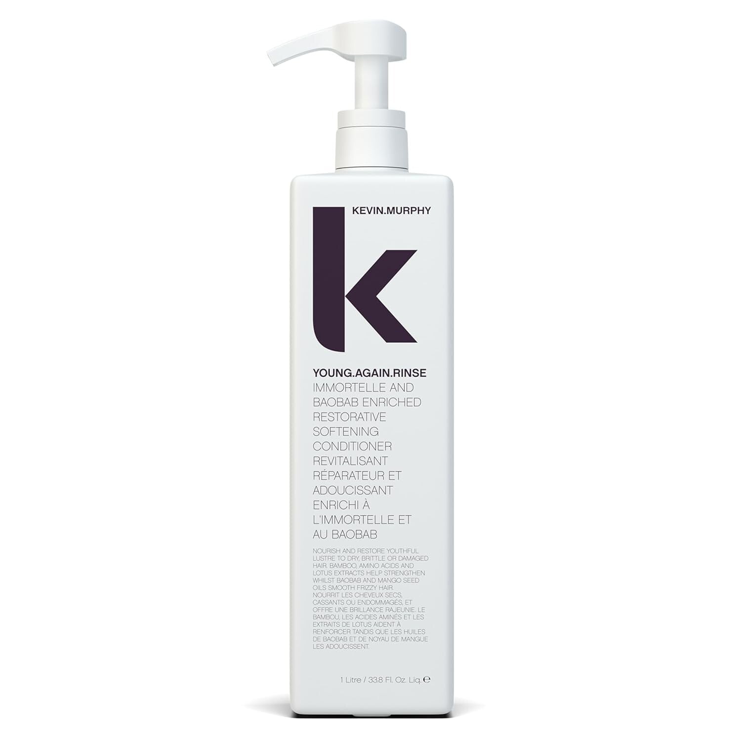 KEVIN MURPHY Young Again Rinse Conditioner, 33.6 oz - Nourishing & Strengthening