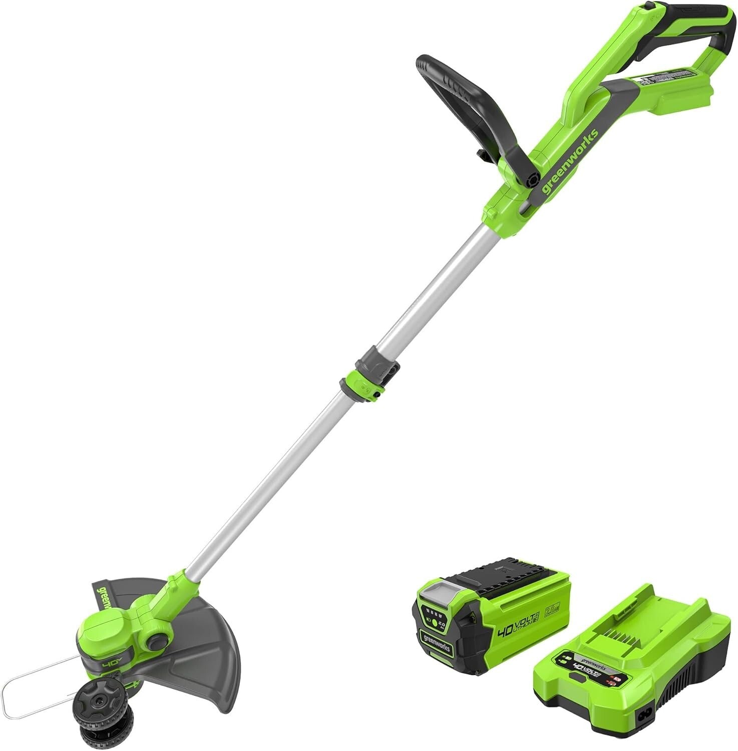 Eco-Friendly 40V 13-Inch Cordless Trimmer with Auto-Feed & Adjustable Height