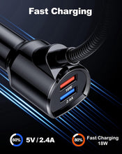 Load image into Gallery viewer, Upgraded Bluetooth FM Transmitter with Intelligent Charging &amp; Flexible Gooseneck