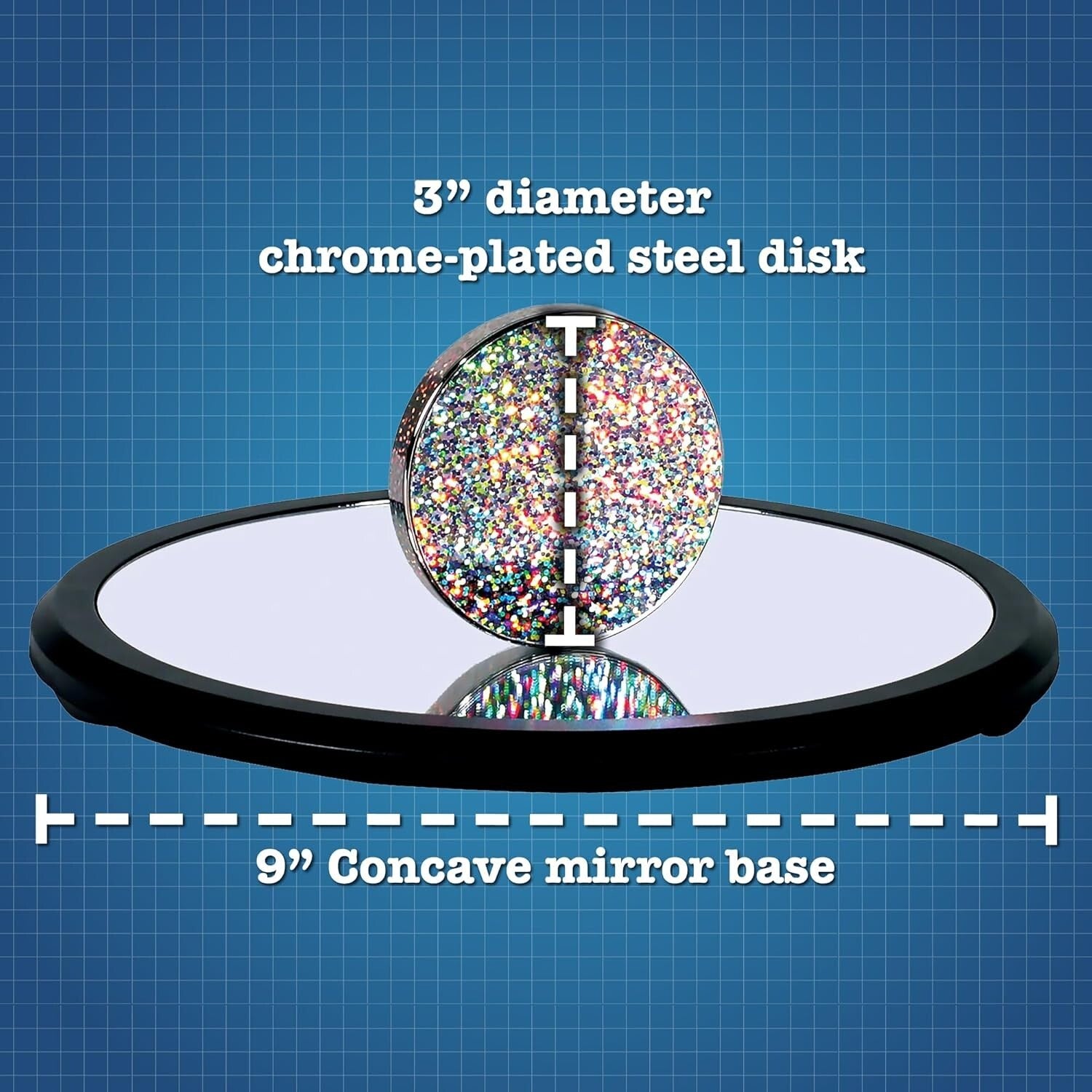 Engaging Euler's Disk - Interactive STEM Toy with Holographic Effects for 8+