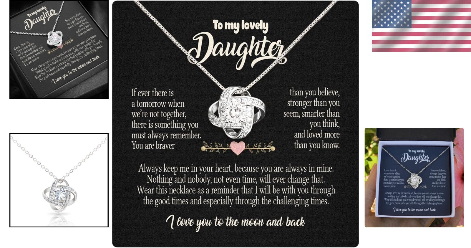 Elegant Hypoallergenic Necklace for Daughter - Meaningful Gift from Mom or Dad