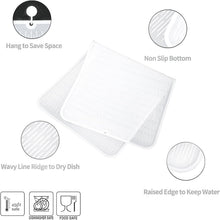Load image into Gallery viewer, Flexible and Easy-to-Clean Silicone Dish Drying Mat - 36"x18" for Versatile Use