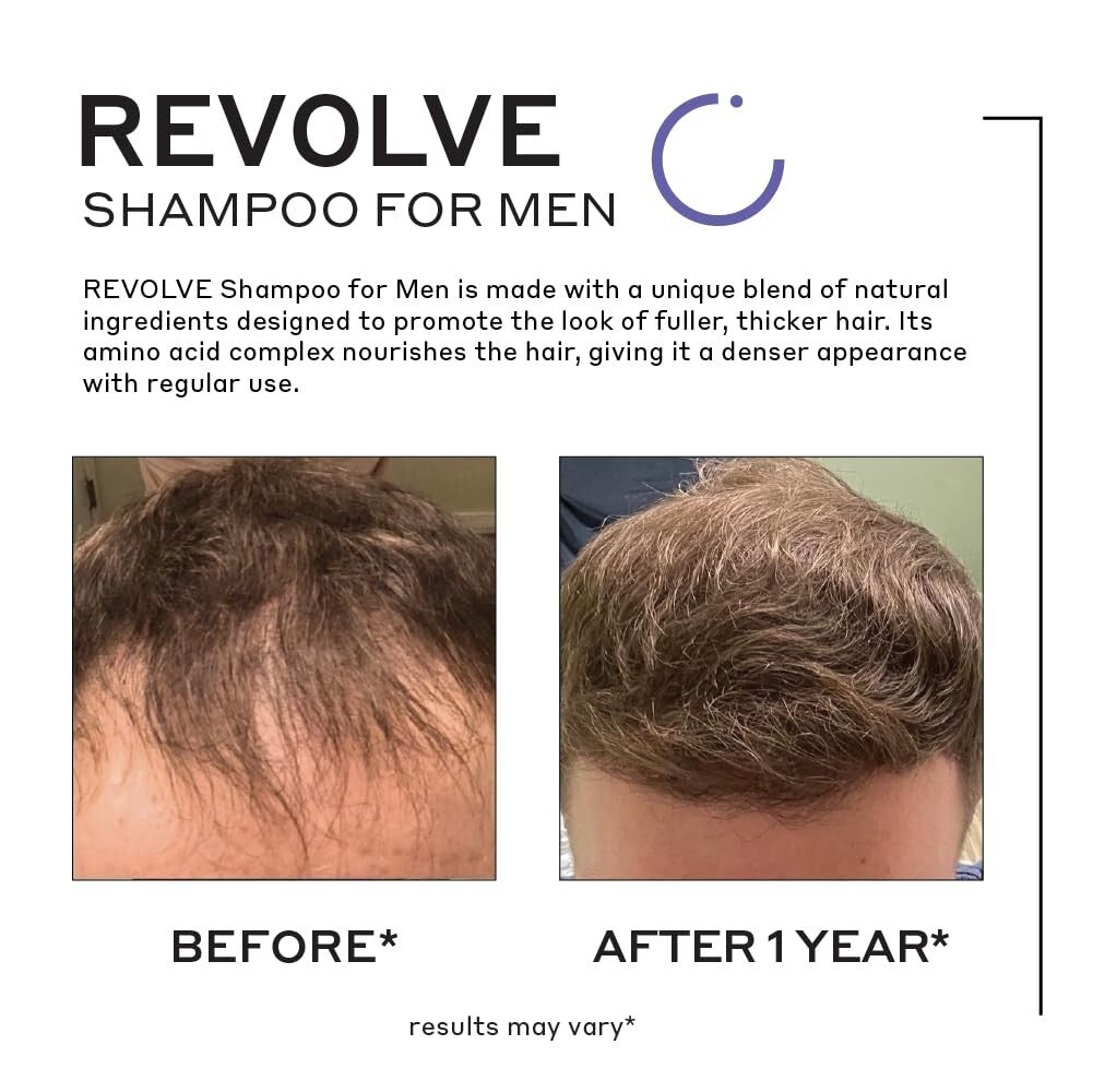 Revolve Revitalizing Shampoo - Supports Fuller Hair with Natural Ingredients