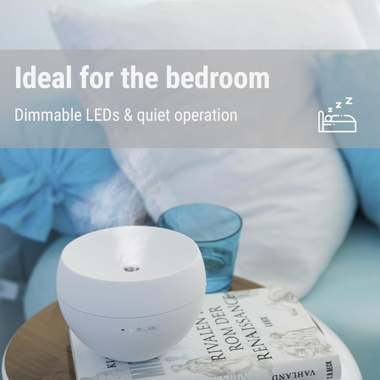 Elegant Aroma Diffuser Jasmine with Interval Mode – Perfect for Home Relaxation