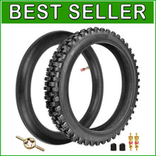 Load image into Gallery viewer, Durable 60/100-14 Tire &amp; Inner Tube Combo for Off-Road Motocross Riding