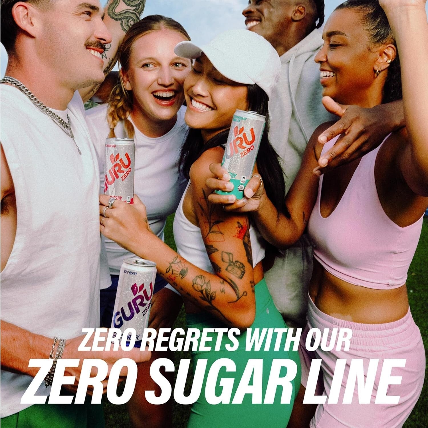 Clean Energy with Zero Sugar: Wild Strawberry Watermelon Organic Energy, 24 Cans