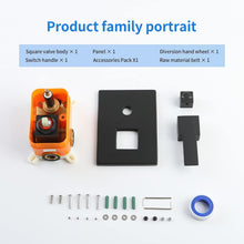 Load image into Gallery viewer, Matte Black Dual Function Wall Mount Shower Valve with Pressure Balance Control