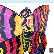 Load image into Gallery viewer, Large Easy to Fly Butterfly Kite - Perfect for Beach and Park Adventures!