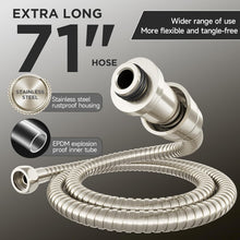 Load image into Gallery viewer, Adjustable 11.8 Inch Rain Showerhead Combo with 6 Spray Modes &amp; Anti-Leak Design