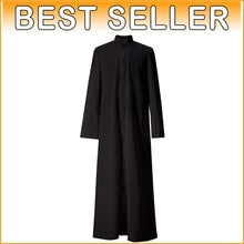Load image into Gallery viewer, Quality Polyester Clergy Robe with Small Collar - Perfect for Religious Events