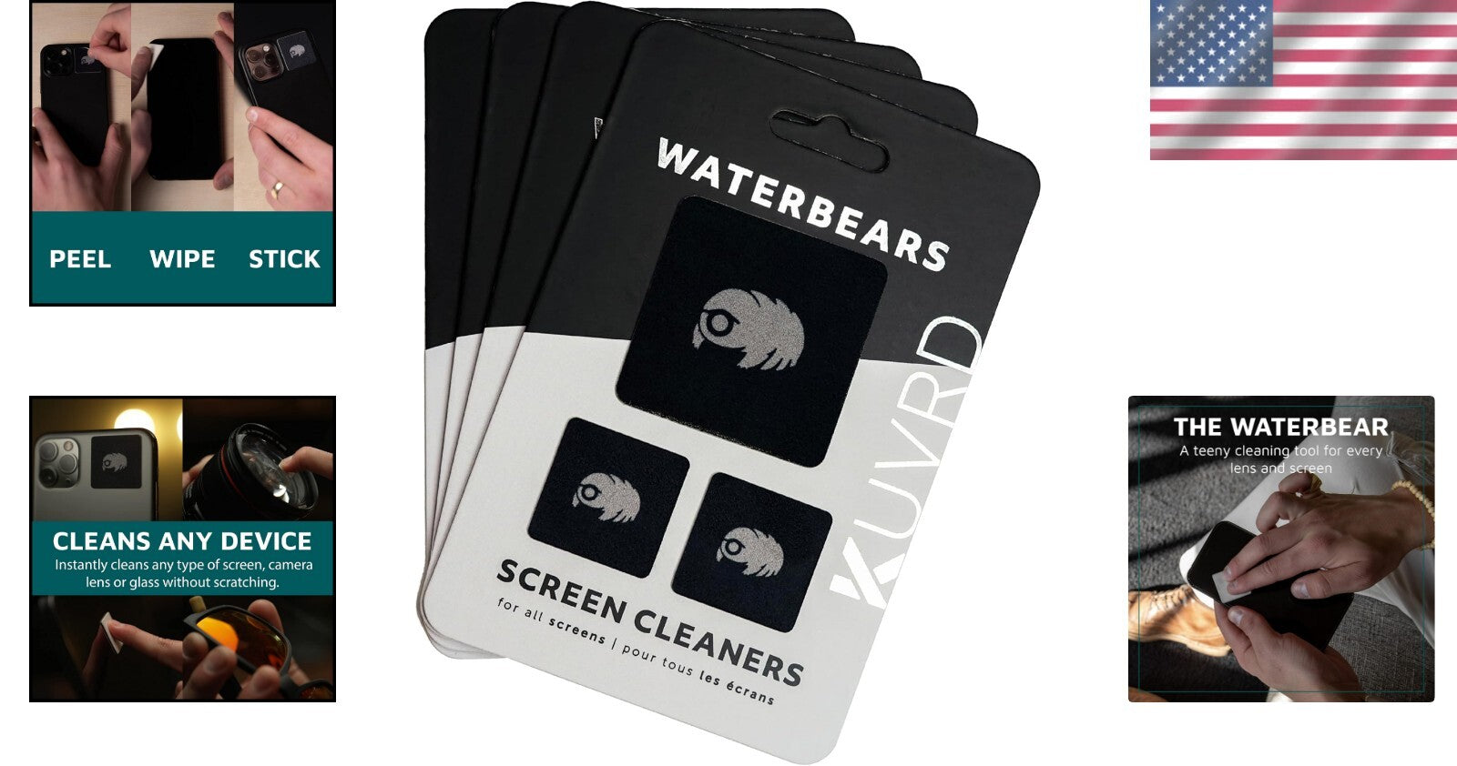 Featherweight & Resilient Screen Cleaner Set - 4-PAD Options for All Needs