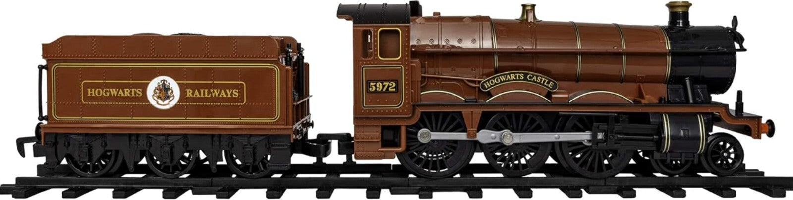 Hogwarts Express Battery-Powered Train Set with Sound, Smoke & Light Effects
