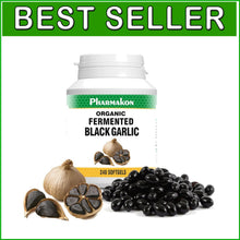 Load image into Gallery viewer, Organic Black Garlic Soft Capsules - Bioavailable Wellness Boost, 240 Count
