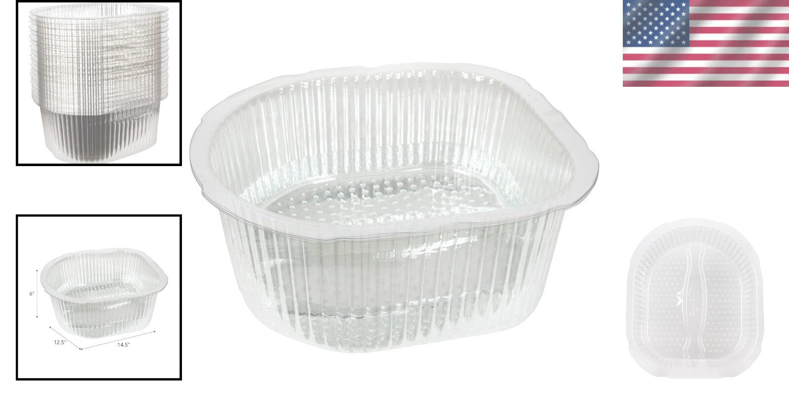 50% Thicker Disposable Pedi Bath Liners - 100 Count for Ultimate Hygiene