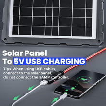Load image into Gallery viewer, 20W Solar Battery Charger with Smart PWM Controller for Year-Round Maintenance