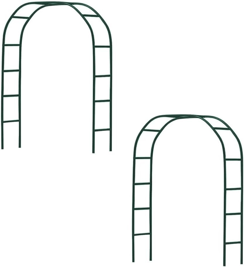 Sturdy 7.9Ft Metal Garden Trellis Arch - Ideal for Climbing Plants & Decorations