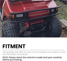 Load image into Gallery viewer, Sleek Matte Black Brush Guard for Club Car DS - Durable Steel Front Bumper