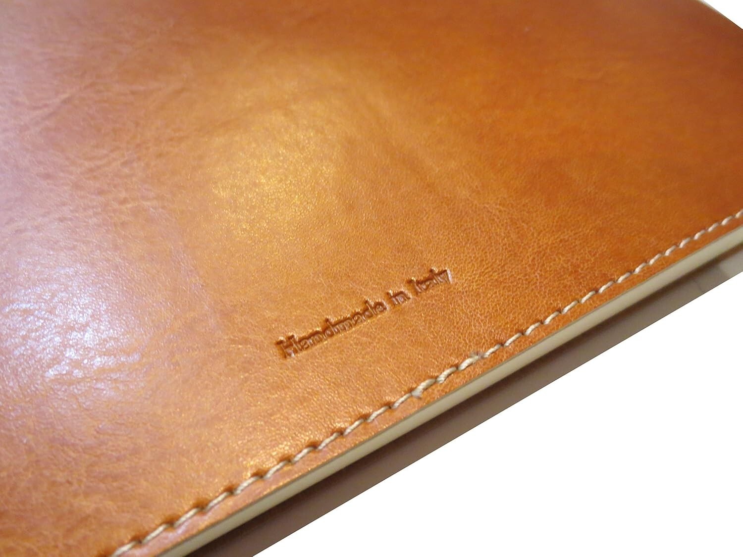 Tan Leather Guest Book with Soft Cover - Ideal for Weddings and Special Events