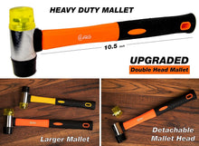 Load image into Gallery viewer, All-in-One Laminate Flooring Tool Set with 40 Spacers and Accurate Contour Gauge