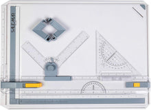 Load image into Gallery viewer, A3 Plastic Drafting Table Set with Ruler &amp; Protractor for Architects &amp; Artists