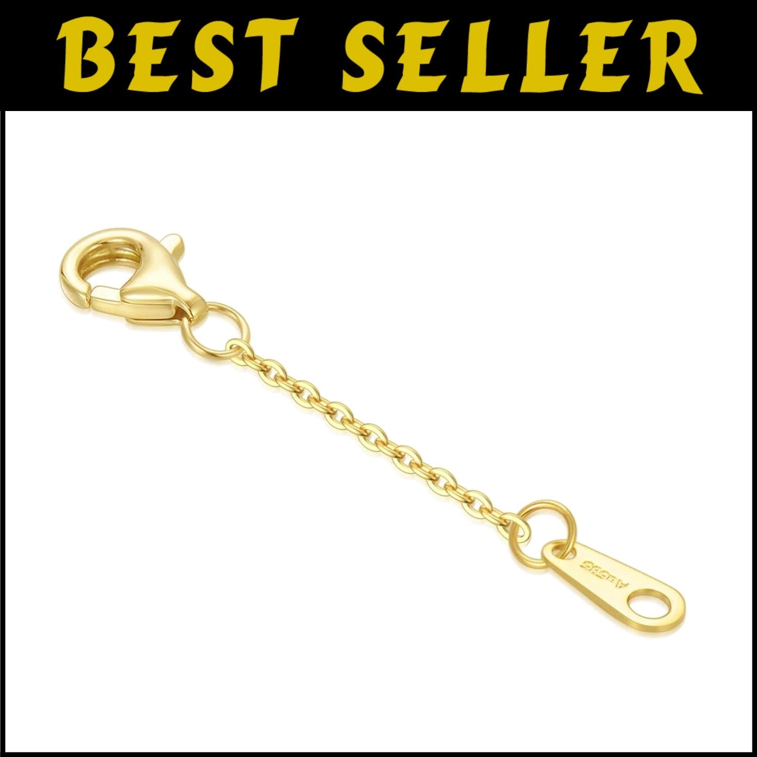 Hypoallergenic 14k Gold Jewelry Extender - 1" to 6" Lengths & Lobster Clasp