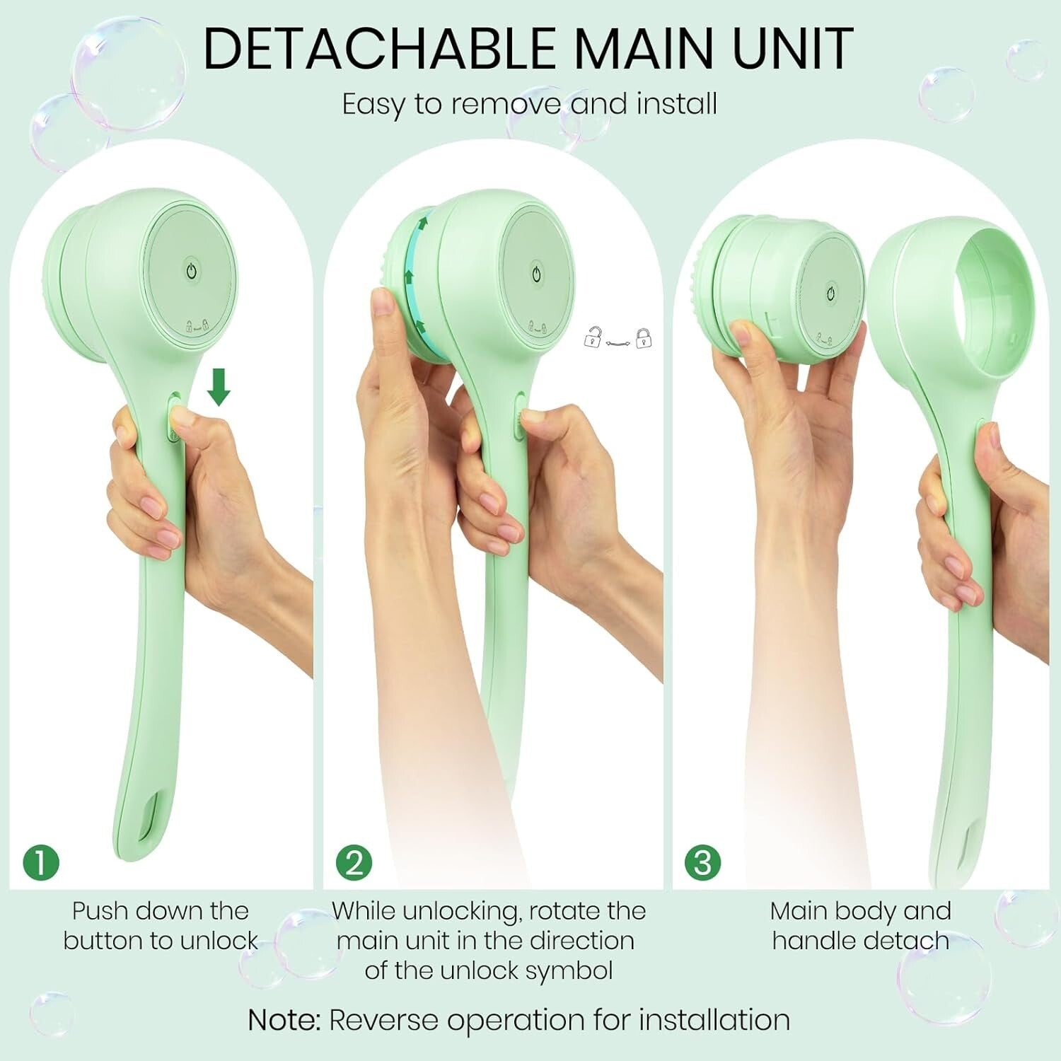 5-in-1 Electric Body Scrubber: Waterproof Massage Brush for Exquisite Skin Care