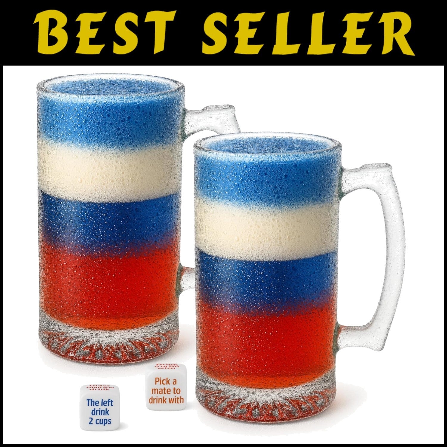 Classic German Style Beer Stein Set - Perfect for Oktoberfest and Home Parties