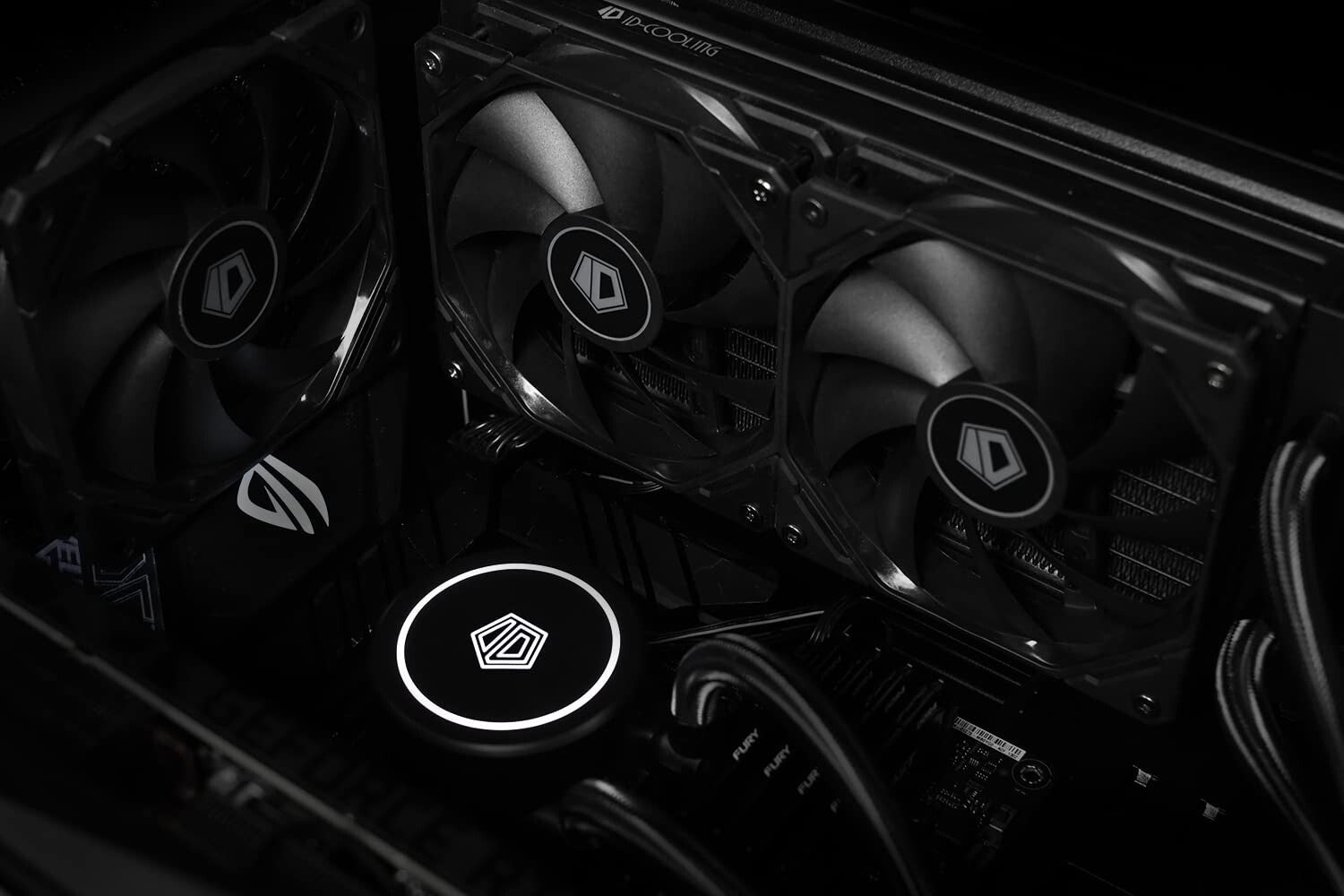 FROSTFLOW AIO 240mm Liquid Cooler - Efficient Heat Dissipation & Stylish Design