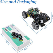 Load image into Gallery viewer, Programmable Mecanum Wheel Robot Kit for Raspberry Pi with App Control &amp; Sensors