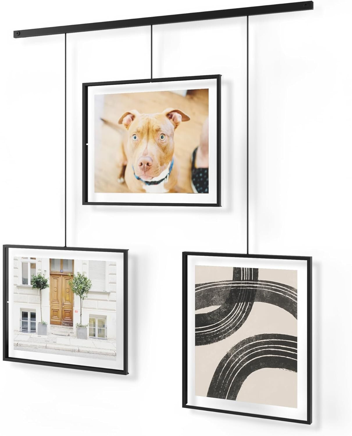 Versatile Wall Frame Set for Multi-Photo Display - Ideal for Living Spaces
