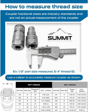Load image into Gallery viewer, Universal 1/2" Hydraulic Couplers Set for Skid Steers - Durable with Dust Caps