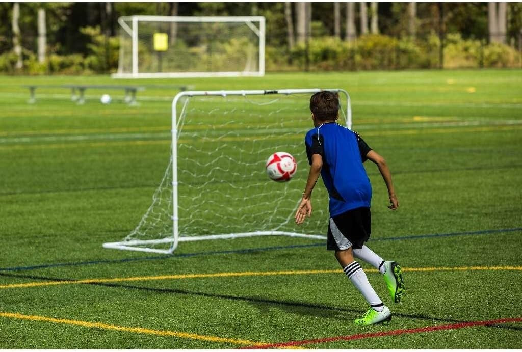 Competition Soccer Goal (6' x 4') - Unisex, Portable, with Weather-Resistant Net